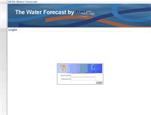 Tablet Screenshot of classic.waterforecast.com